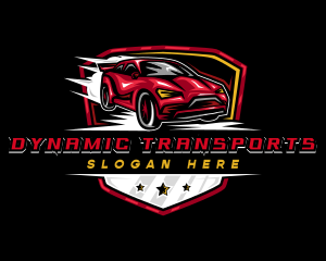 Transportation  Car Shield logo design