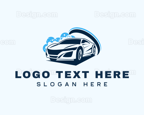 Car Wash Vehicle Cleaning Logo