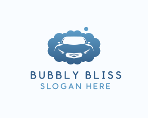 Car Bubble Car Wash logo design