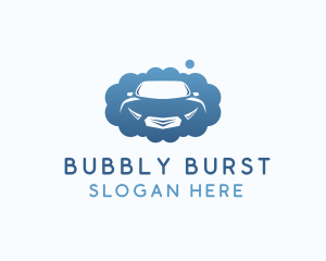 Car Bubble Car Wash logo design