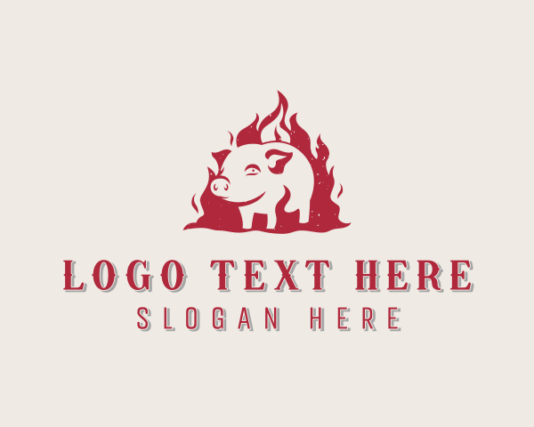 Meat logo example 3