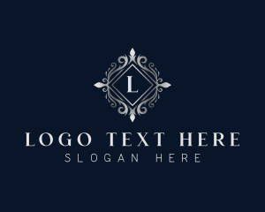 Luxury Crown Wreath Logo