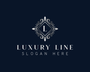 Luxury Crown Wreath logo design