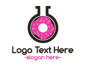 Pink Donut Flask logo