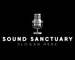 Mic Sound Podcast logo design