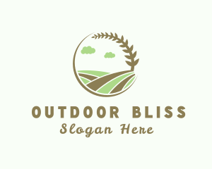 Countryside Farm Field logo design