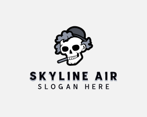 Smoking Skull Streetwear Logo