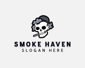 Smoking Skull Streetwear logo