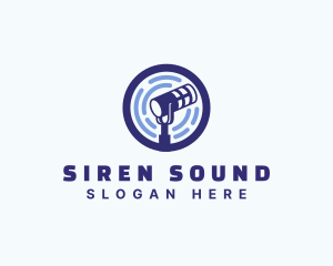 Audio Sound Microphone logo design