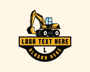 Construction Machinery Excavator logo