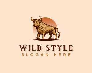 Wild Bull Ranch logo design