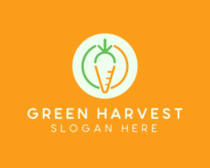 Carrot Vegetable Food logo design