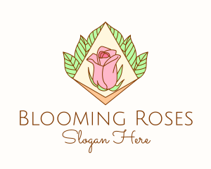 Multicolor Beauty Rose logo design