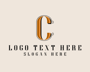 Fashion - Elegant Fashion Studio Letter C logo design
