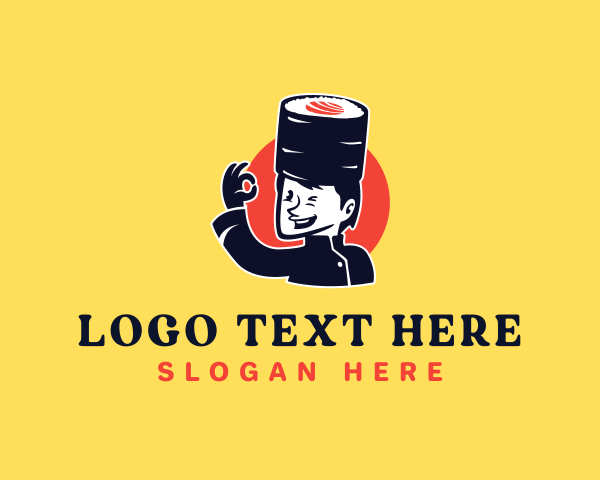 Toque Sushi Man logo