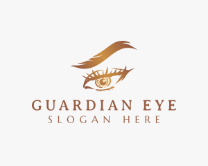 Beauty Eyebrow Eyelashes logo design