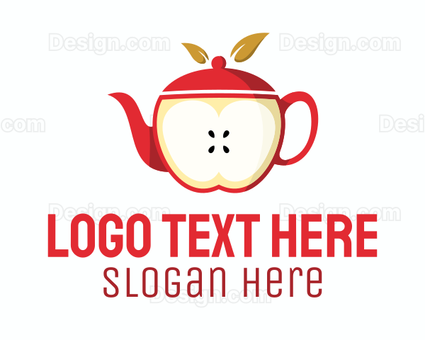 Red Apple Tea Teapot Logo