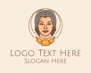 Croissant Baker Lady  logo