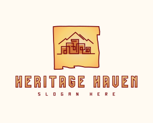 Ancient Architecture New Mexico logo design