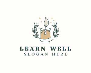 Wellness Candle Decor logo design