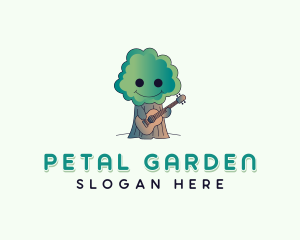 Environmental Guitar Tree  logo design