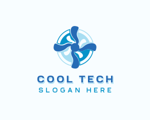 Cool Wind Ventilation logo design