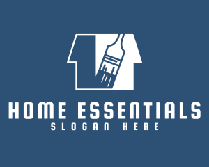 Home Paint Service logo design