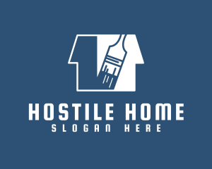 Home Paint Service logo design