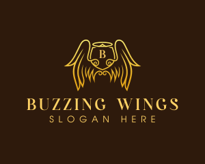 Angelic Wings Halo logo design