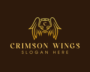 Angelic Wings Halo logo design