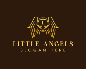 Angelic Wings Halo logo design