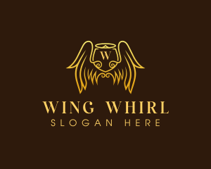 Angelic Wings Halo logo design