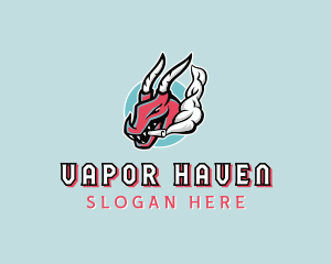 Dragon Vaping Smoking logo