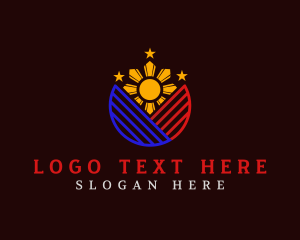 Philippine Flag Badge logo