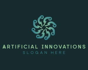 Artificial Intelligence Technology logo design