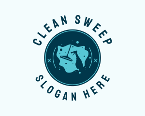 Housekeeping Cleaning Sanitation  logo