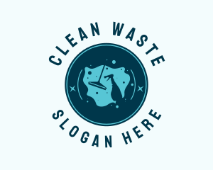 Housekeeping Cleaning Sanitation  logo design