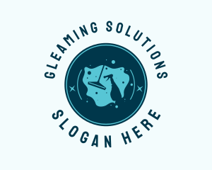 Housekeeping Cleaning Sanitation  logo