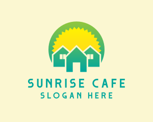 Sunrise House Village logo design