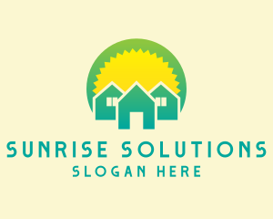 Sunrise House Village logo design