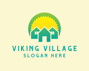 Sunrise House Village logo design