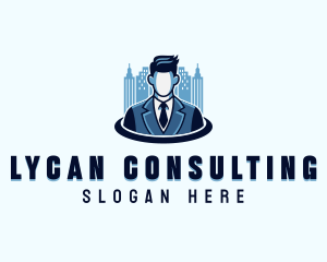 Professional Recruitment Admin logo design