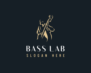 Bass Concert Musician logo design