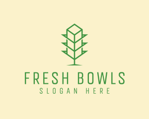 Organic Tower Shop logo design