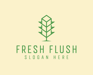 Organic Tower Shop logo design