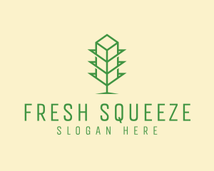 Organic Tower Shop logo design