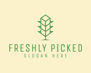 Organic Tower Shop logo design