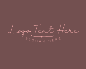 Feminine Cursive Business Logo