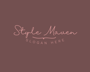 Feminine Cursive Business logo design