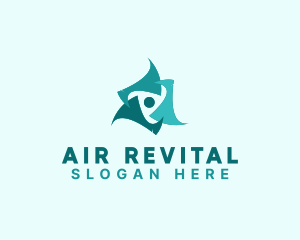 Ventilation Propeller Blade logo design